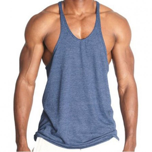 GYM stringer men’s gym singlet’s shh men’s weight lifting, bodybuilding, GYM training running stringer M-singlet-0014 